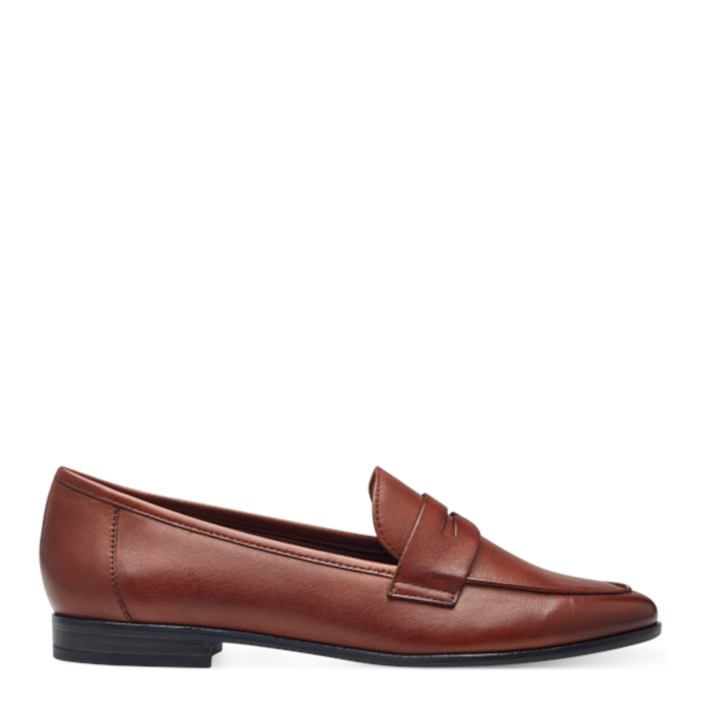 LOAFERS ΔΕΡΜΑ COGNAC MARCO TOZZI T1MT2421851