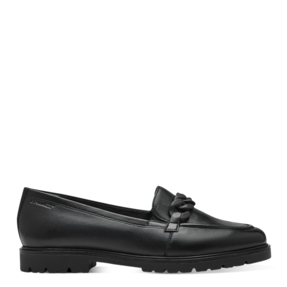 LOAFERS ΔΕΡΜΑ ΜΑΥΡΟ TAMARIS T1TA2420102