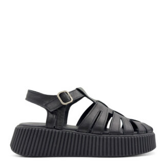 FLATFORMS ΔΕΡΜΑ ΜΑΥΡΟ COMMANCHERO U4CM5127202