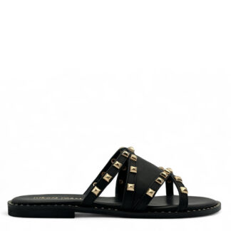 FLAT ΔΕΡΜΑ ΜΑΥΡΟ NIKOLA ROSSI U4EL2443902