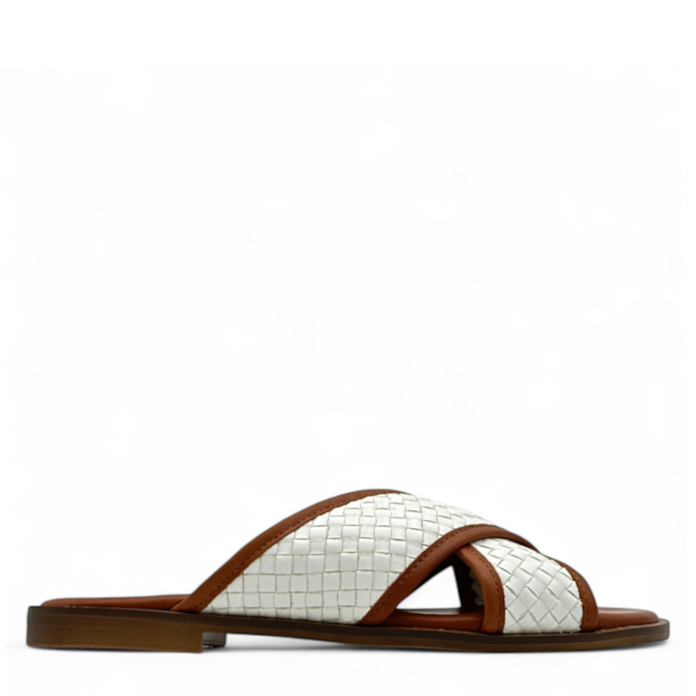 FLAT ΔΕΡΜΑ ΛΕΥΚΟ NIKOLA ROSSI U4EL2521201