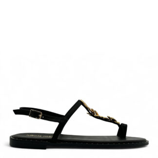 FLAT ΔΕΡΜΑ ΜΑΥΡΟ NIKOLA ROSSI U4EL2524602