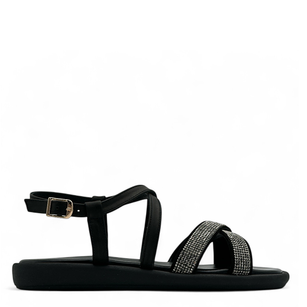 FLAT ΔΕΡΜΑ ΜΑΥΡΟ NIKOLA ROSSI U4EL2537302