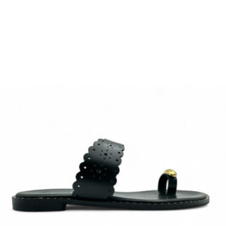 FLAT ΔΕΡΜΑ ΜΑΥΡΟ MAKIS KOTRIS U4MK0490402