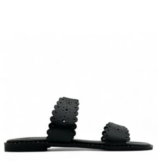 FLAT ΔΕΡΜΑ ΜΑΥΡΟ MAKIS KOTRIS U4MK0490102