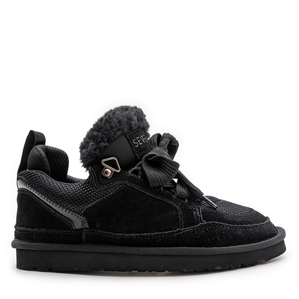 ANKLE BOOTS ΚΑΣΤΟΡΙ ΔΕΡΜΑ ΜΑΥΡΟ SEVEN V1SV39W22502