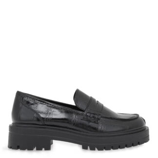 LOAFERS ΜΑΥΡΟ SEVEN V1SV85L17002