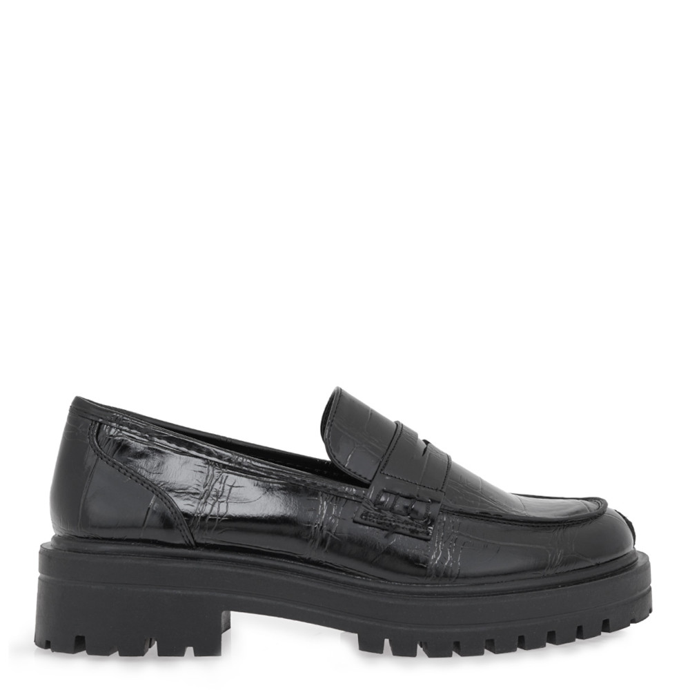 LOAFERS ΜΑΥΡΟ SEVEN V1SV85L17002