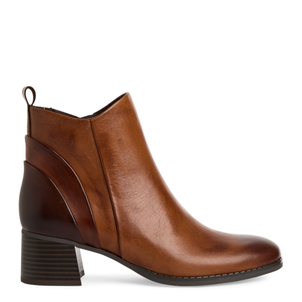 ΜΠΟΤΑΚΙΑ ΔΕΡΜΑ COGNAC MARCO TOZZI V3MT2534851