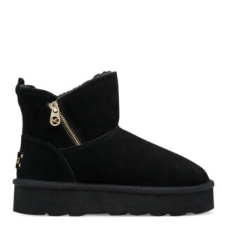 ANKLE BOOTS ΚΑΣΤΟΡΙ ΔΕΡΜΑ ΜΑΥΡΟ MARCO TOZZI V3MT8648002